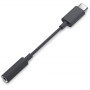 Dell | USB-C to headphone jack adapter | Mini-phone stereo 3.5 mm | Female | Male | 24 pin USB-C | Black - 2
